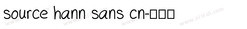 source hann sans cn字体转换 source hann sans cn字体转换